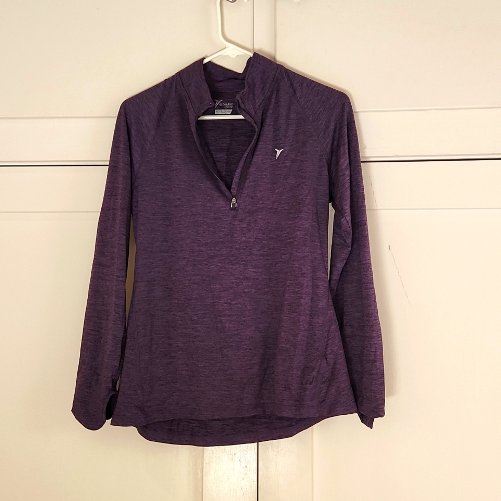Purple Old Navy Active Quarter Zip Pullover, size Medium
